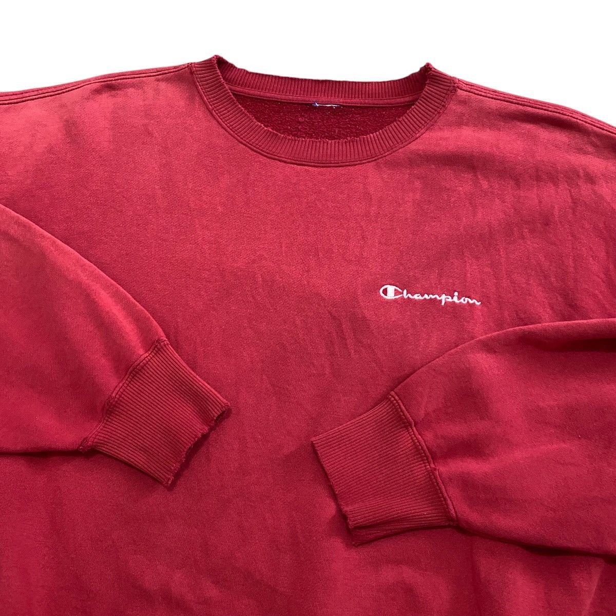 Champion CHAMPION Distressed Crewneck Sweatshirt Size US XXL / EU 58 / 5 - 6 Thumbnail