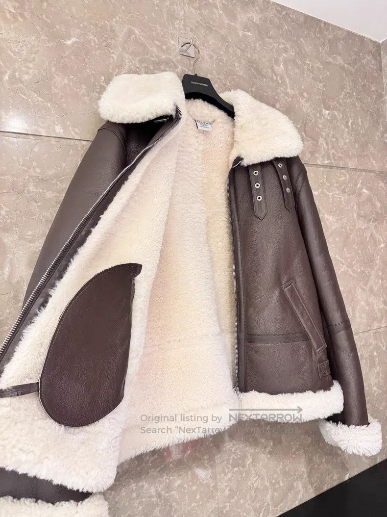 Vetements Vetements Leather and Fur Blended Biker Jacket Size US XS / EU 42 / 0 - 3 Thumbnail