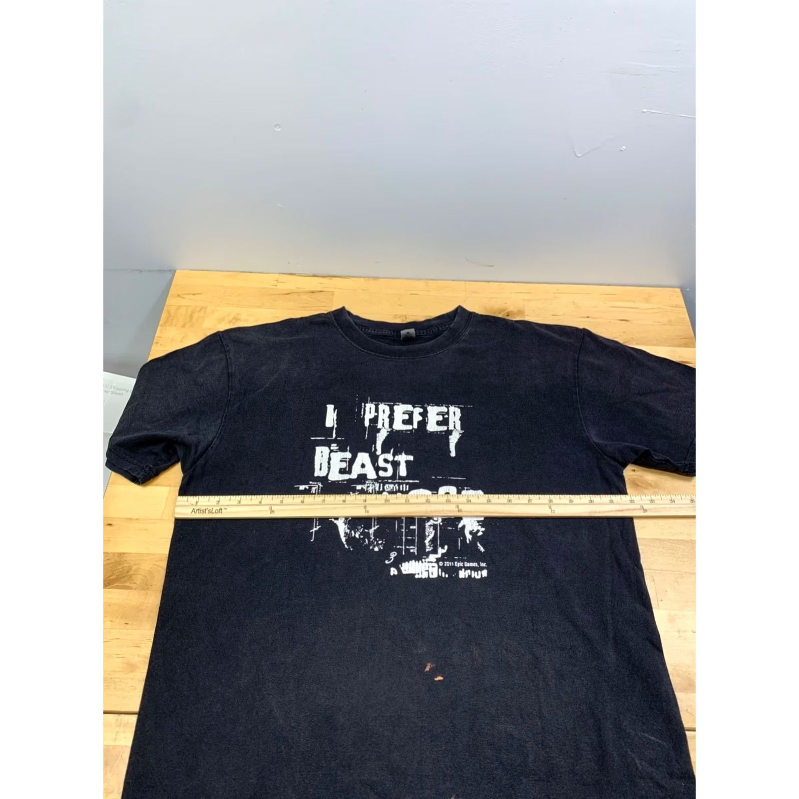 Vintage VINTAGE Gears of War 3 Promo Shirt Men L Black Faded Beast Mode Xbox 13232 Shirt Mens Black XLized? Size US L / EU 52-54 / 3 - 6 Thumbnail