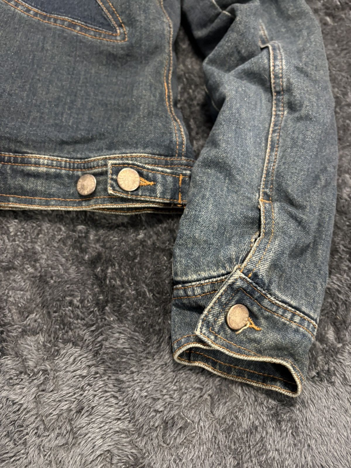 Moschino RARE Vintage Moschino Heavy Y2K Denim Jacket Size M / US 6-8 / IT 42-44 - 10 Thumbnail