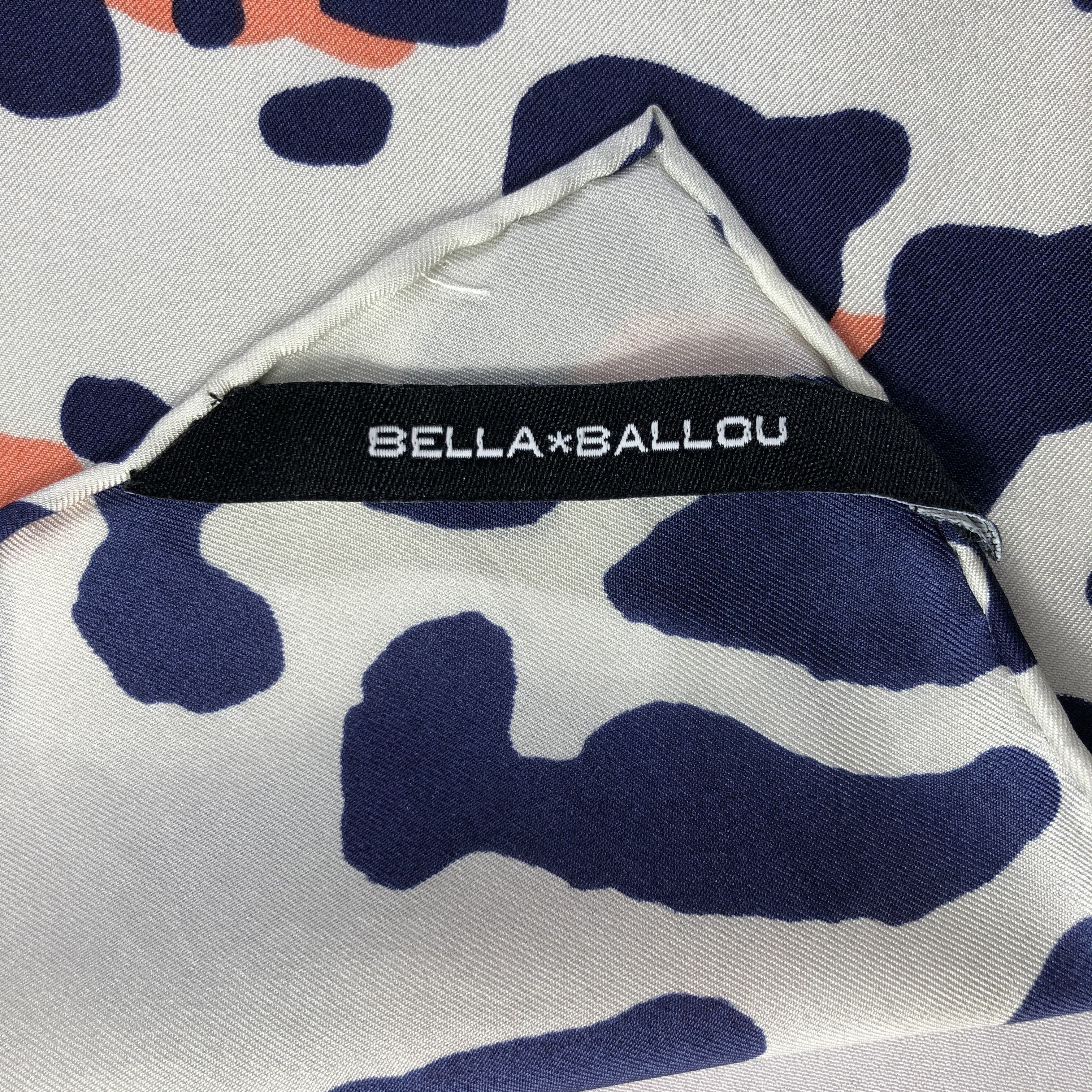 Vintage Vintage Bella Ballou Silk Scarf Size ONE SIZE - 5 Thumbnail