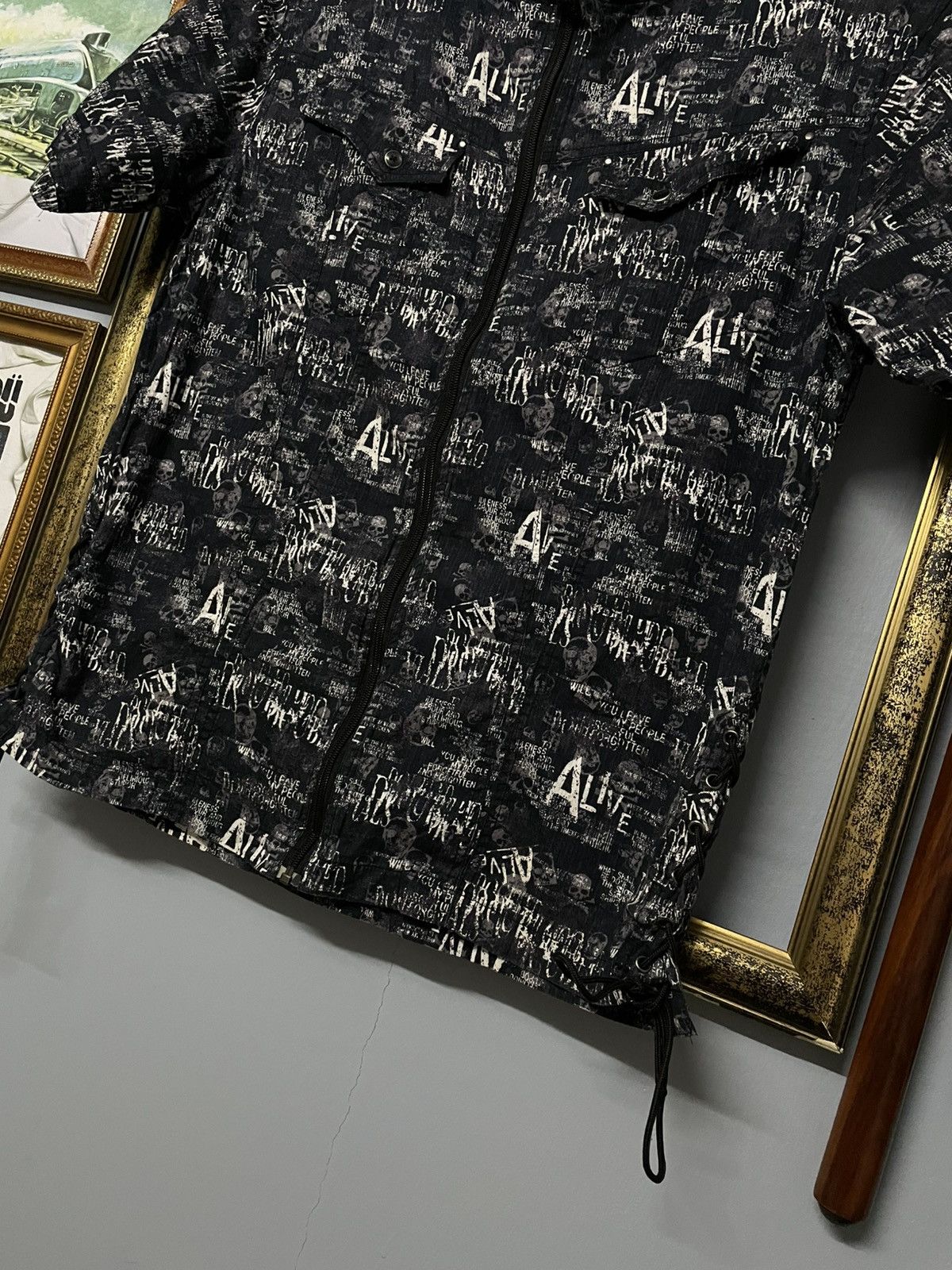 Japanese Brand Vintage 90s Japan Designer Splendid Satisfaction Punk Skull Size US M / EU 48-50 / 2 - 4 Thumbnail