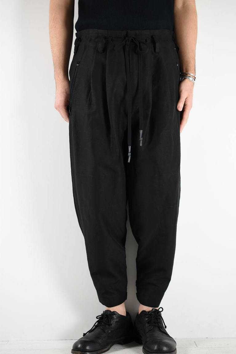 John Alexander Skelton Nude Masahiko Maruyama 2-way Linen Sarouel Pants Size US 32 / EU 48 - 2 Thumbnail