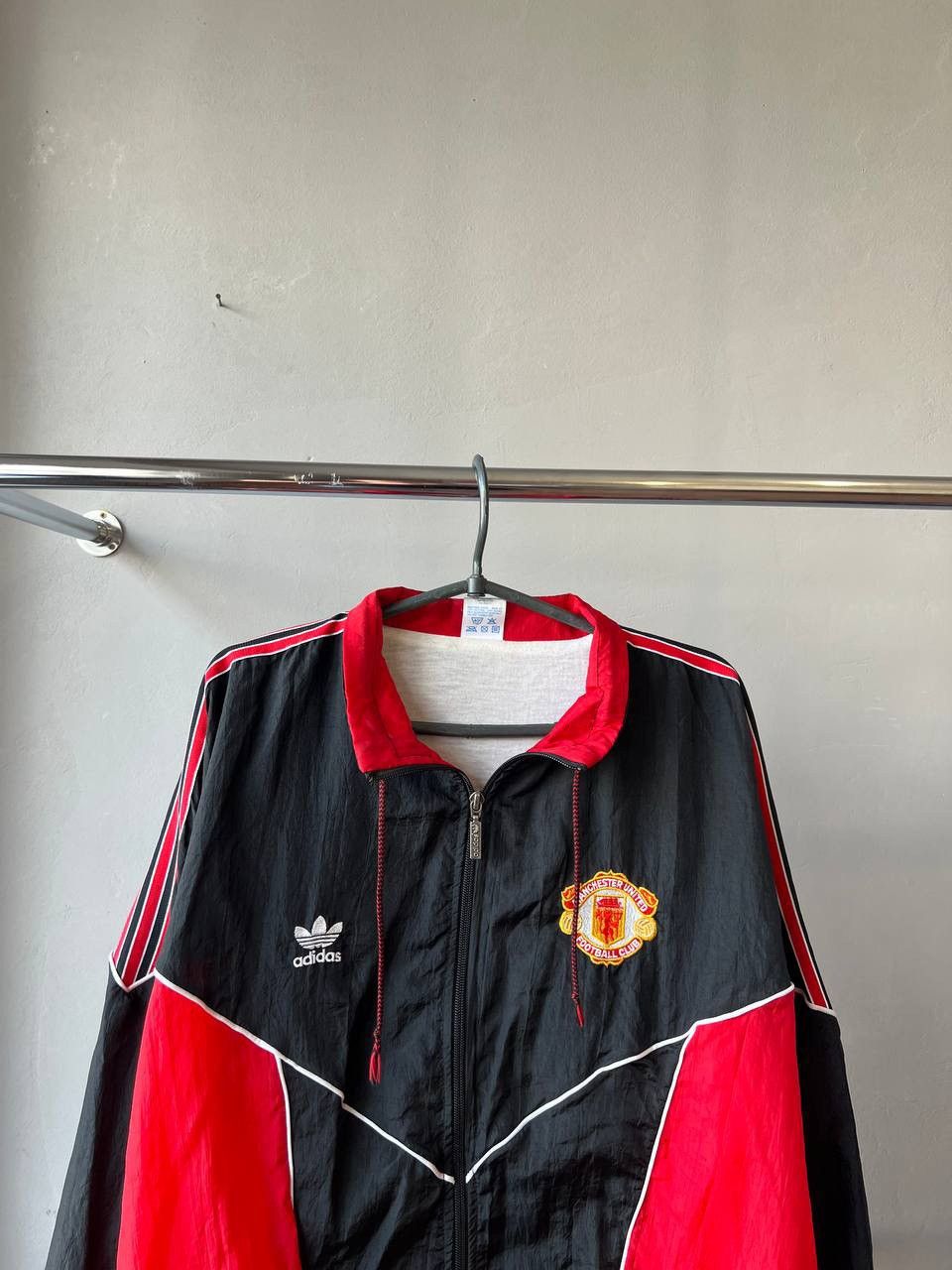 Adidas 1988/90 MANCHESTER UNITED SOCCER FOOTBALL RARE TRACK JACKET Size US M / EU 48-50 / 2 - 3 Thumbnail