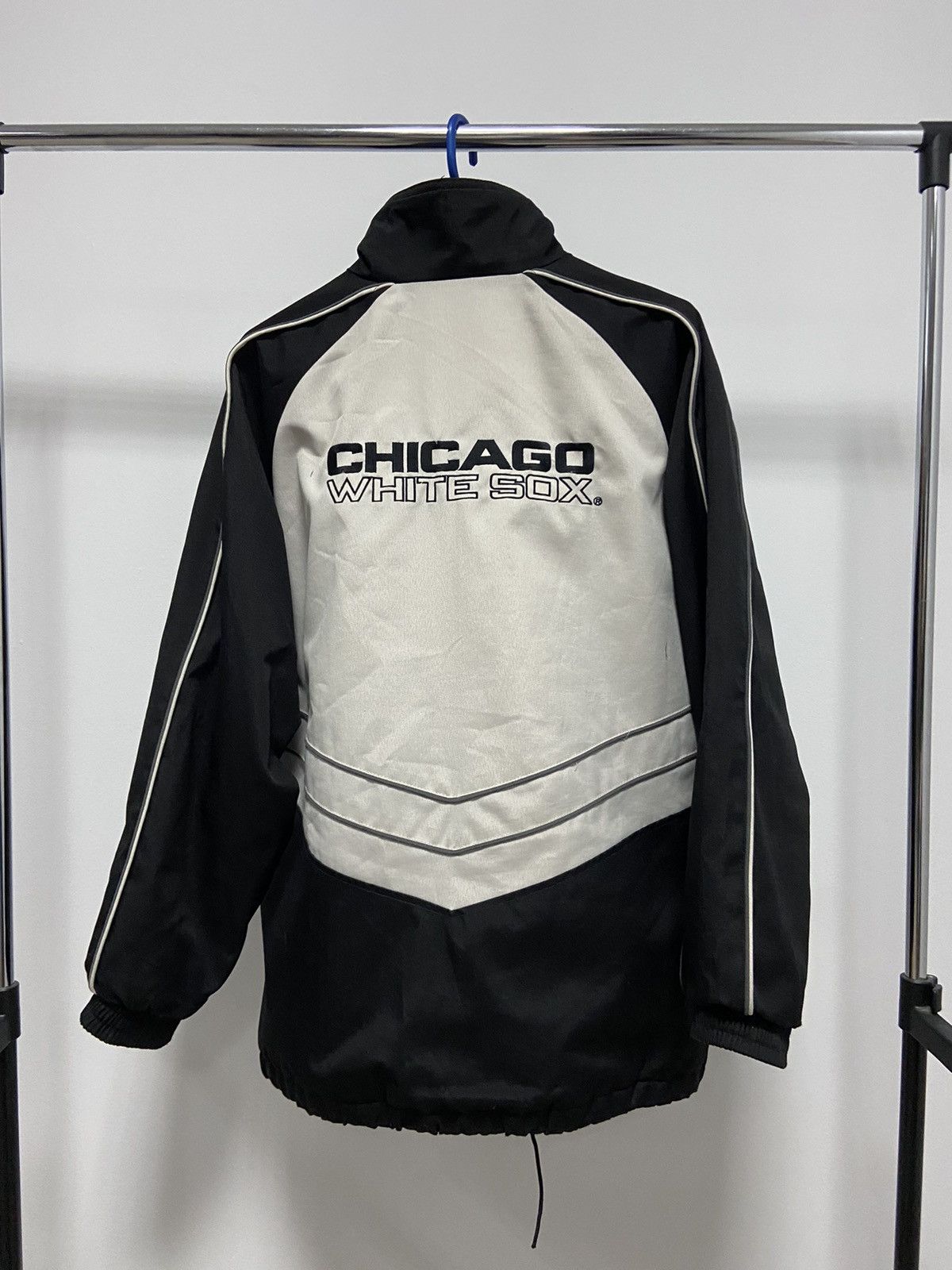 Adidas × Vintage Chicago Sox Baseball Light Jacket Stripes Vintage Big Logo Size US L / EU 52-54 / 3 - 1 Thumbnail