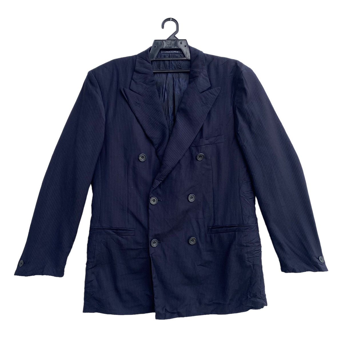 Versace Jeans Couture × Vintage Versace Jeans Couture medusa logo rayon lined wool blazer Size 50R - 1 Thumbnail