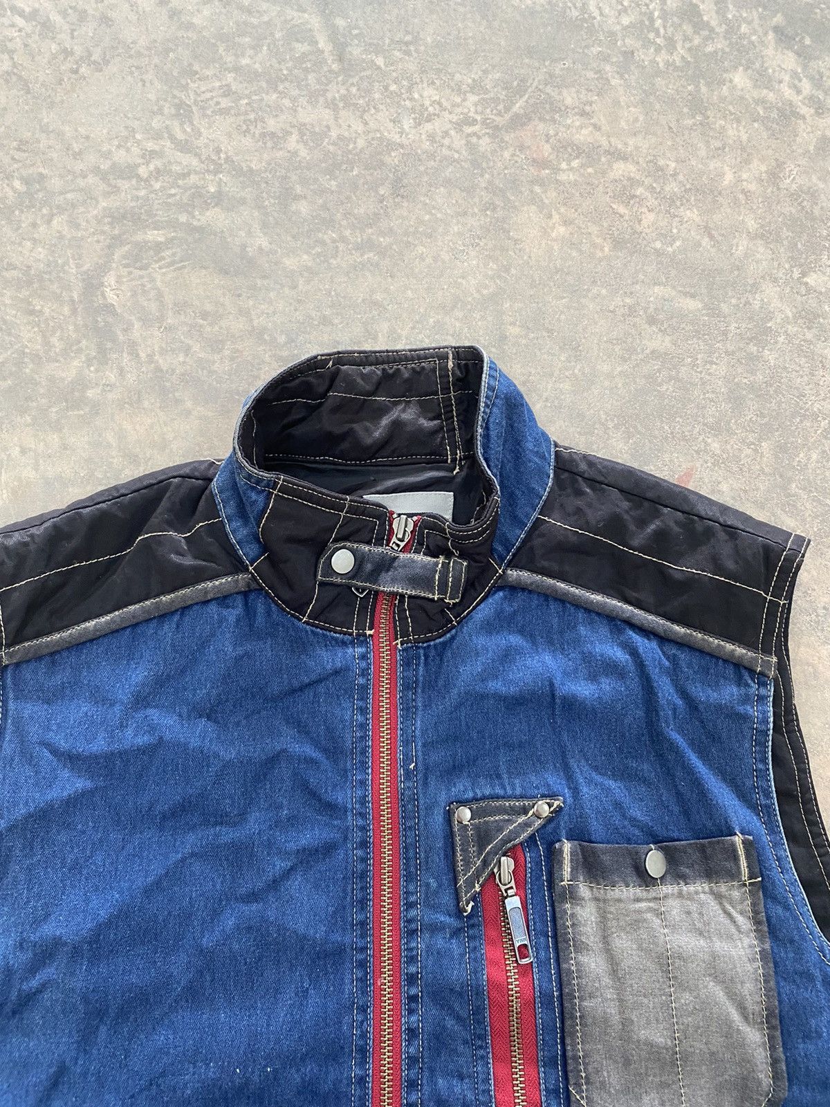 Japanese Brand × Vintage DENIM VEST LIKE KAPITAL BY FIDATO JAPAN Size US M / EU 48-50 / 2 - 5 Thumbnail