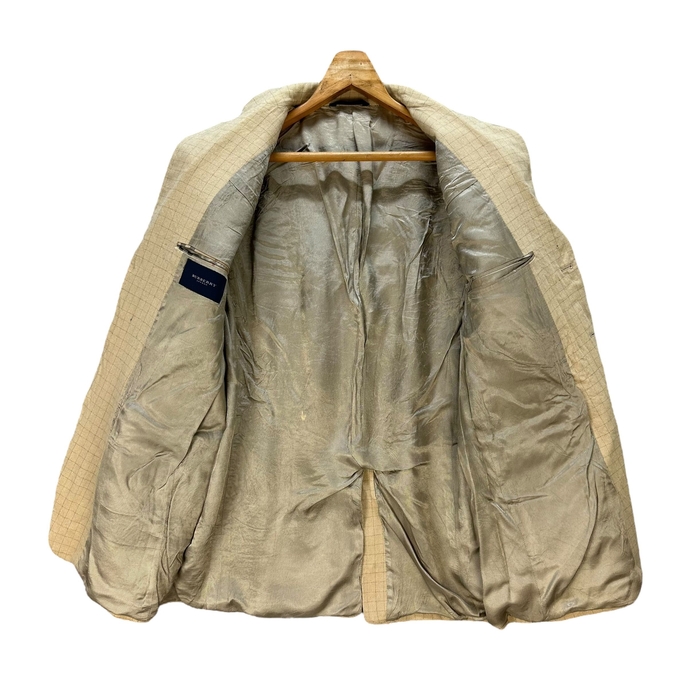 Burberry Vintage BURBERRY Kensington Check Wool Silk Blazer #A79-1916 Size US M / EU 48-50 / 2 - 6 Thumbnail