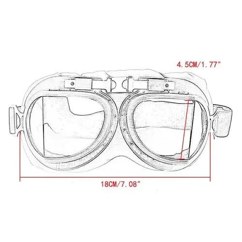 Low Key Industries Vintage Motorcycle Goggles Size ONE SIZE - 1 Thumbnail