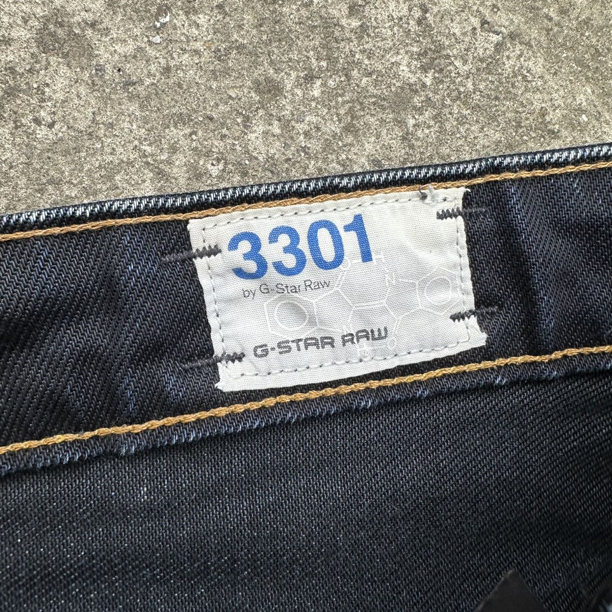 G-Star Vintage G-Star Raw 3301 W34xL30 Jeans Used Y2K 00s Crazy Size US 34 / EU 50 - 7 Thumbnail