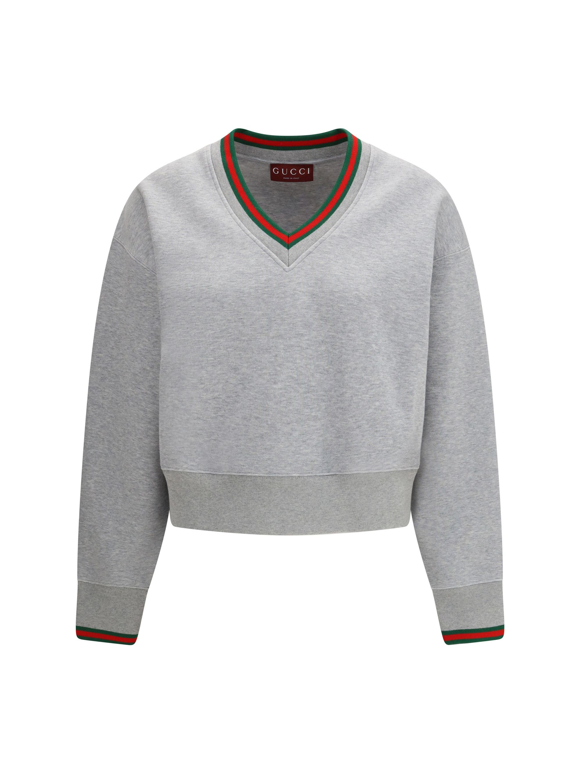 Gucci Web cotton jersey Sweatshirt Size S / US 4 / IT 40 - 1 Thumbnail