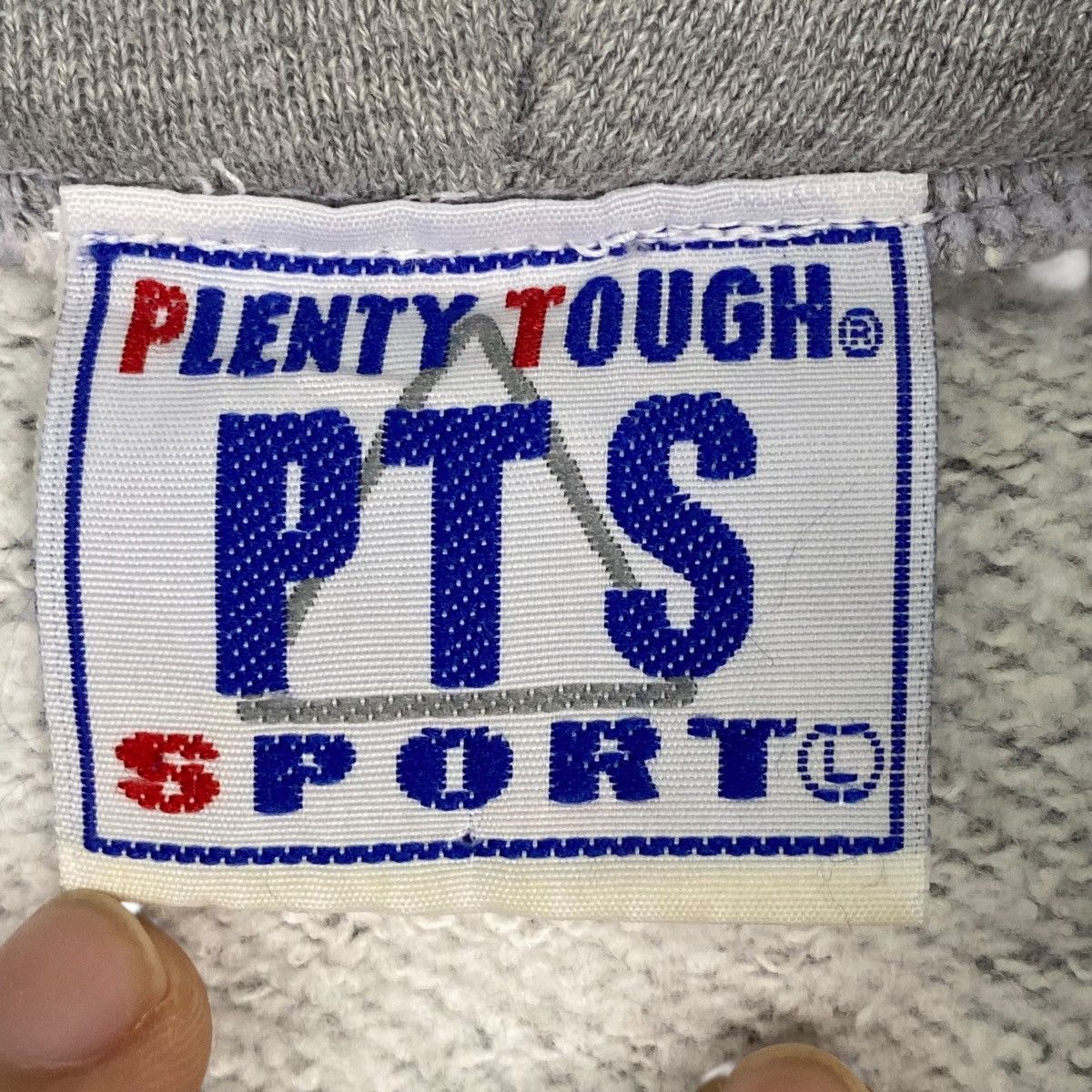 Other Vintage Plenty Tough Sport Hoodie Sweater Grey Big Logo Size US L / EU 52-54 / 3 - 5 Thumbnail