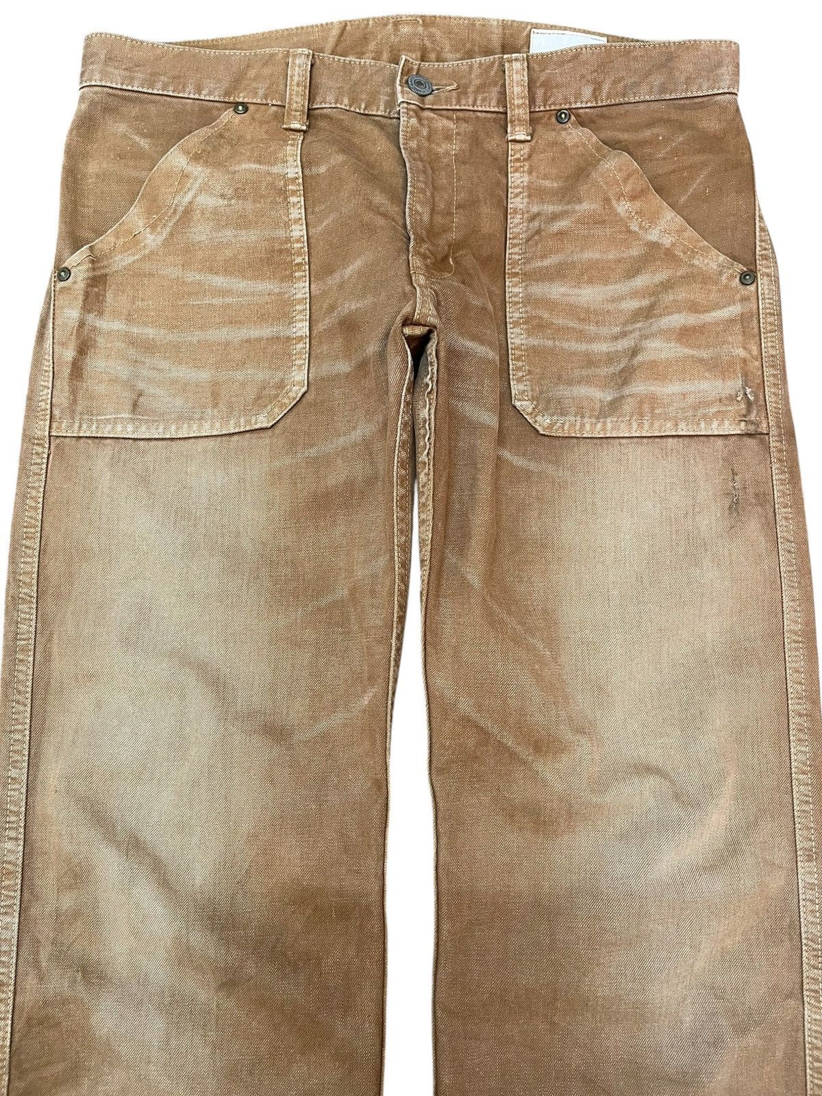 Beauty Beast × Japanese Brand Vintage Medio Quadro Bush Pants Denim Size US 31 - 2 Thumbnail