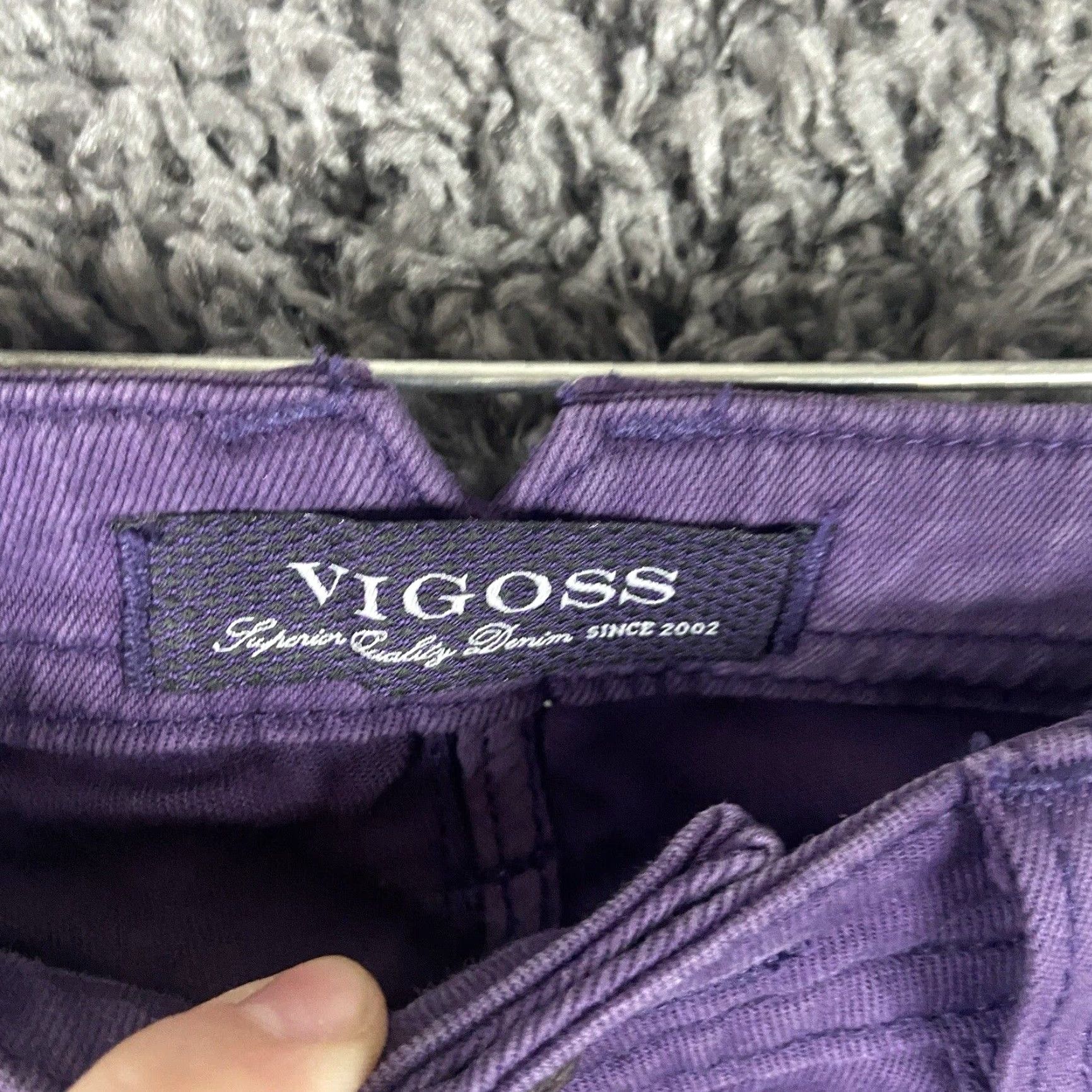 Vintage VINTAGE? No, not vintage. Vigoss Jeans Skinny Purple Jeans Women’s 0 Adult Size 0 Purple Skinny Women's Jeans Size 25" / US 0 / IT 36 - 5 Thumbnail