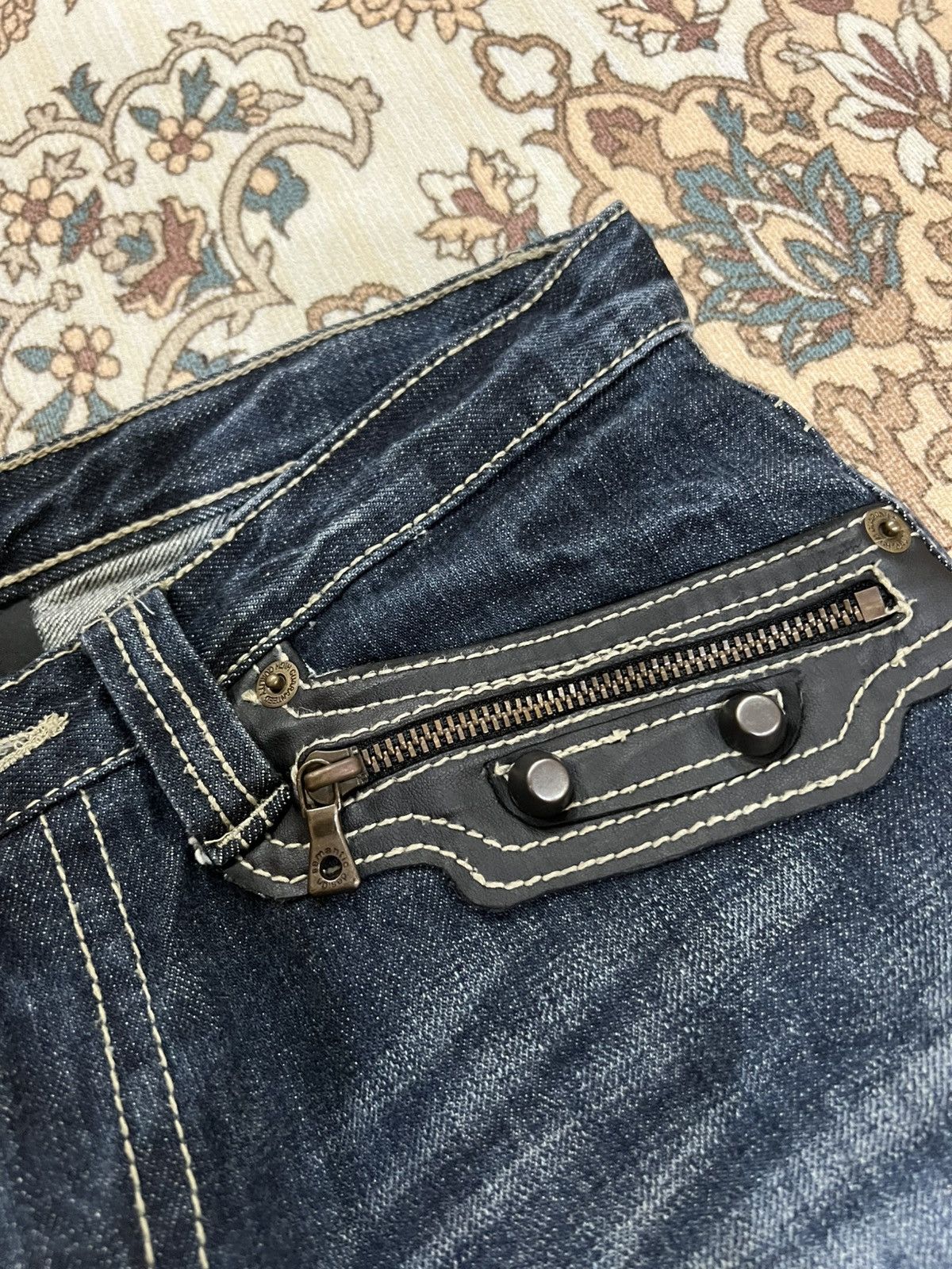semanticdesign 💥Flare💥Vintage Semantic Designs Flare Denim Jean Size US 32 / EU 48 - 9 Thumbnail