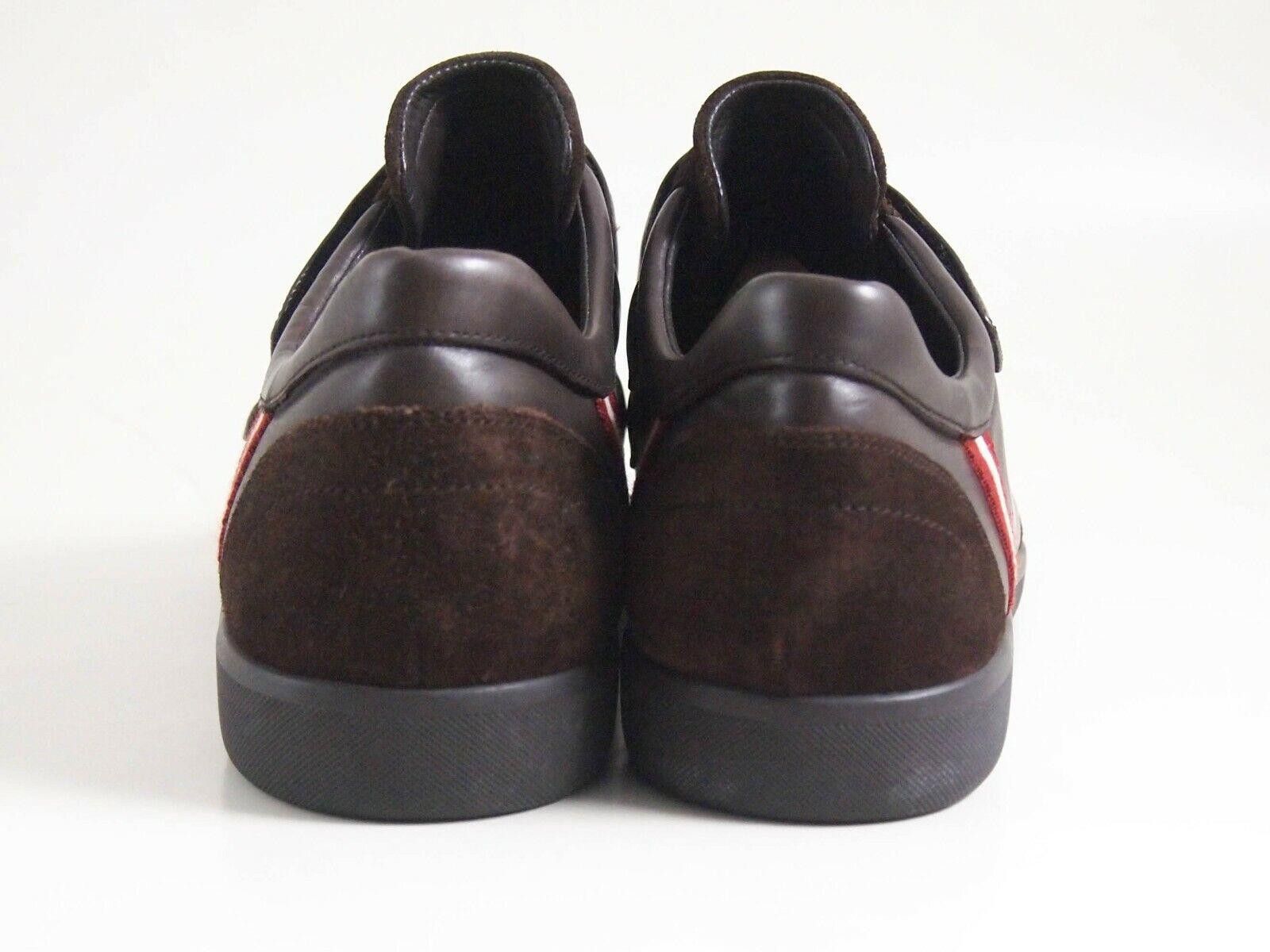 Bally Bally Navoz Sneakers Brown Leathe Suede EU 41.5 US 8.5 Size US 8.5 / EU 41-42 - 4 Thumbnail