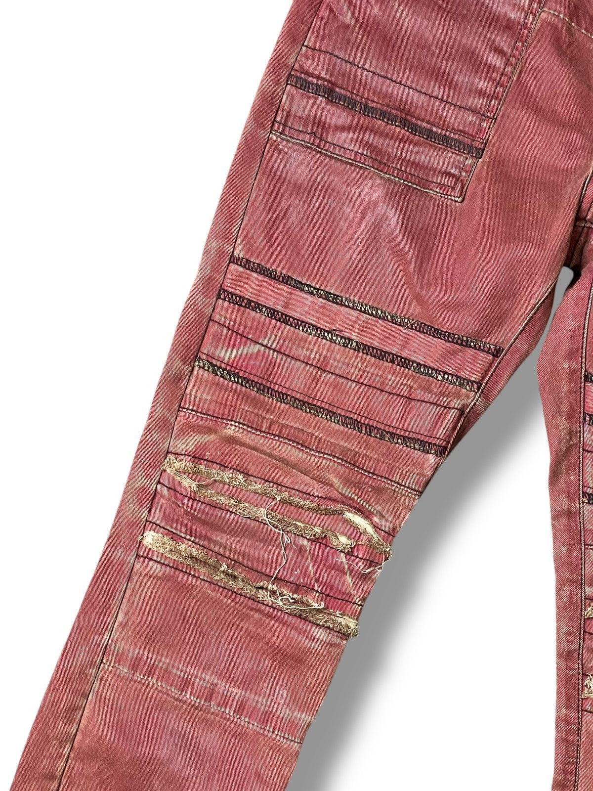 Vintage Vintage ILDF Distressed Denim Slim Jeans (92) Size US 33 - 5 Thumbnail