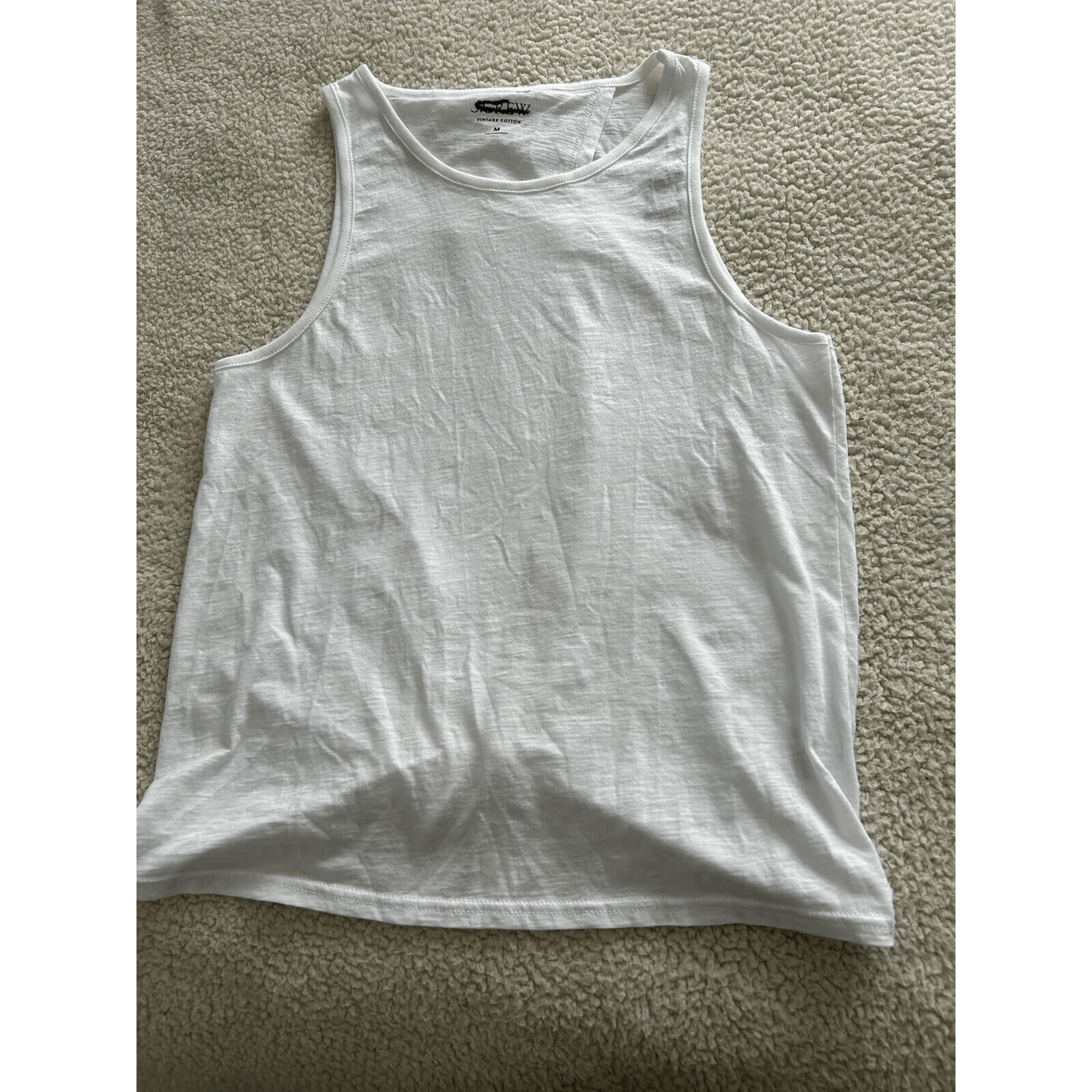 J.Crew J.CREW Vintage Cotton Knot Back Tank Top White Size M Size M / US 6-8 / IT 42-44 - 5 Thumbnail
