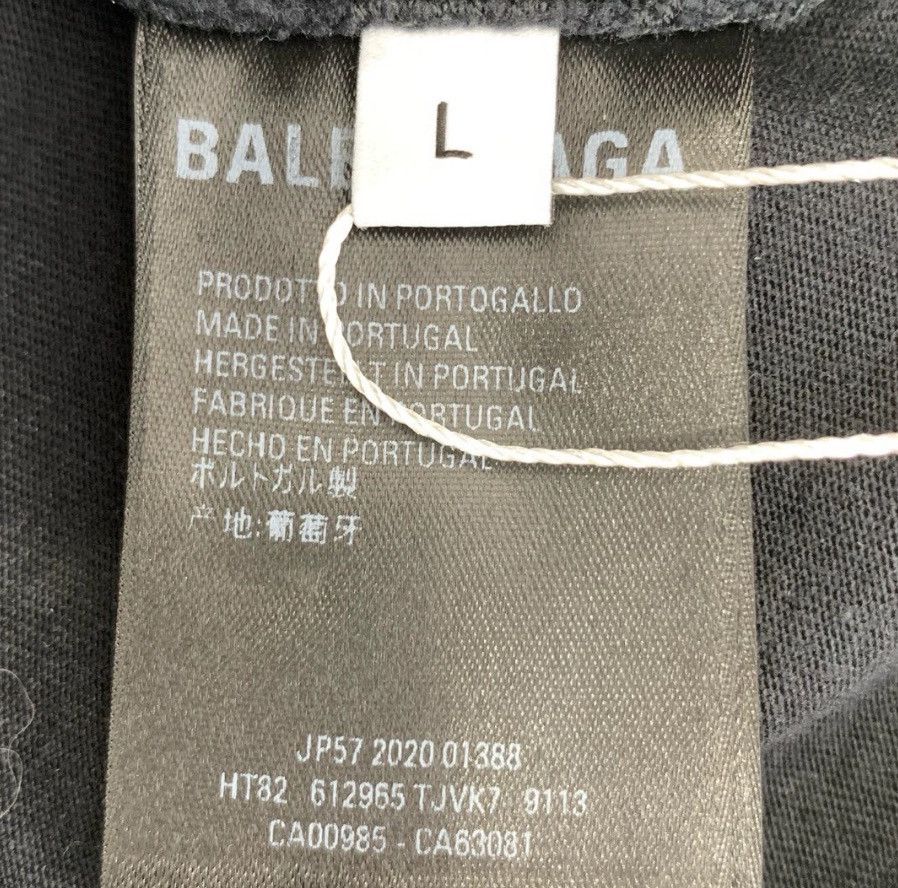 Balenciaga Balenciaga Alien printed black cotton short sleeved T-shirt Size L / US 10 / IT 46 - 6 Thumbnail