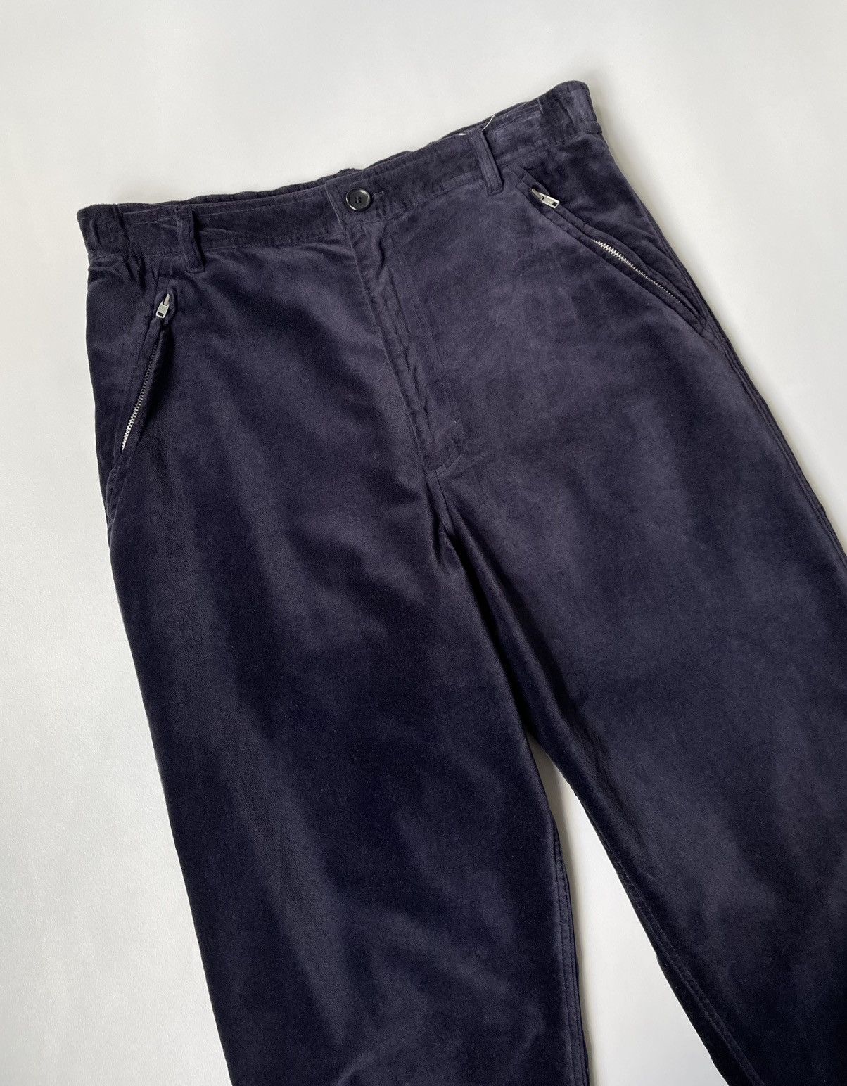 Comme des Garcons Blue Velvet Utility Trousers Size US 34 / EU 50 - 6 Thumbnail