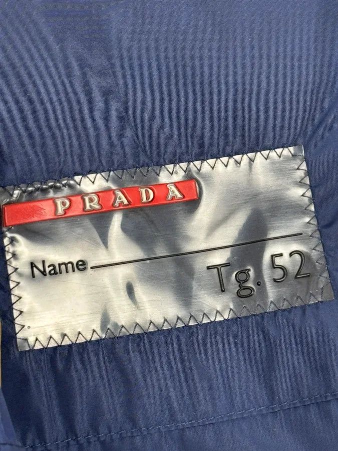 Prada 2000s Prada Luna Rossa Navy Windbreaker Jacket Size US M / EU 48-50 / 2 - 11 Thumbnail