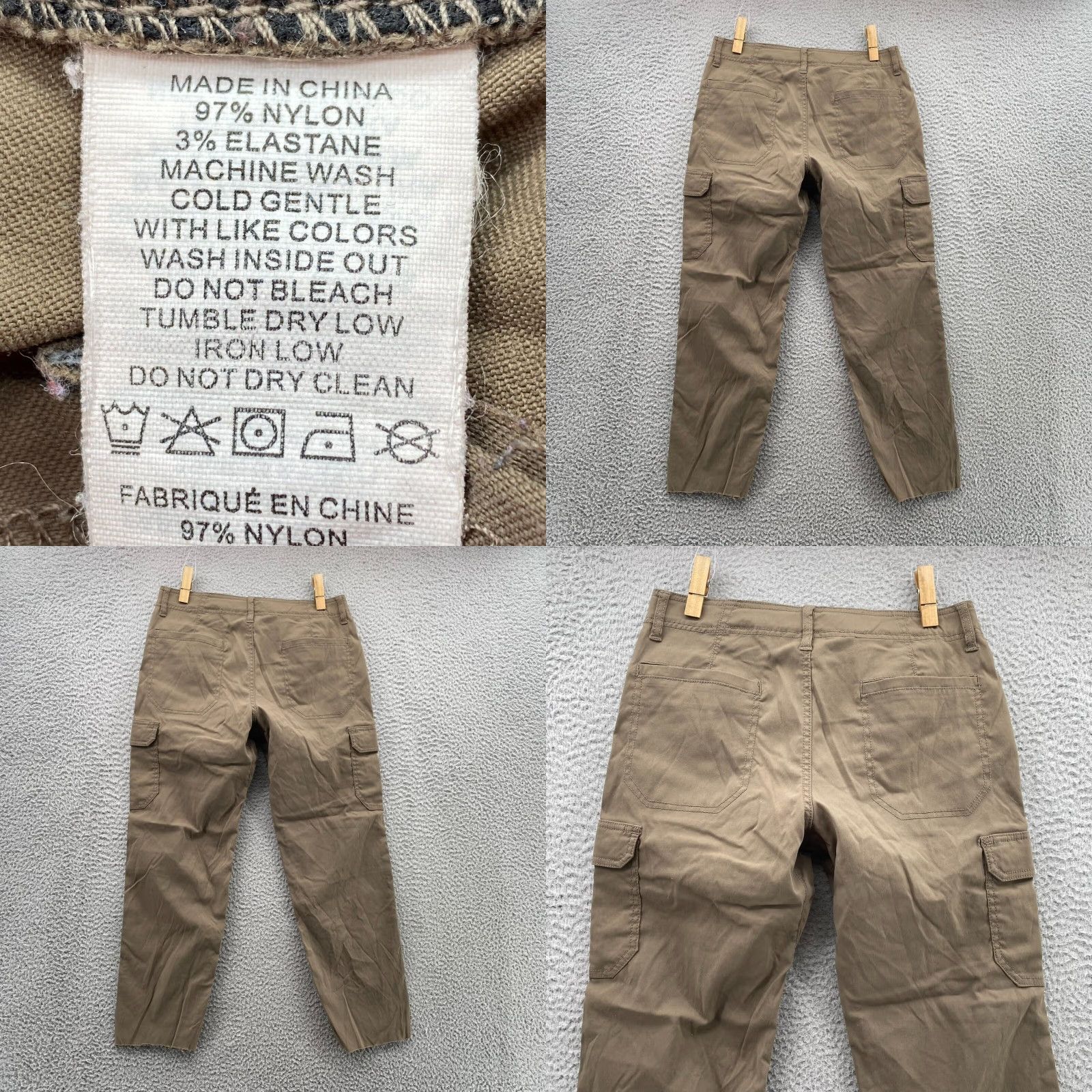 Prana prAna Zion Cropped Pants Men's 30X25 Brown Cargo Performance Hiking Gorpcore - Pants - Men - 30 - Brown - Cropped - Cargo - Nylon - Spandex - 90s? Size US 30 / EU 46 - 9 Thumbnail