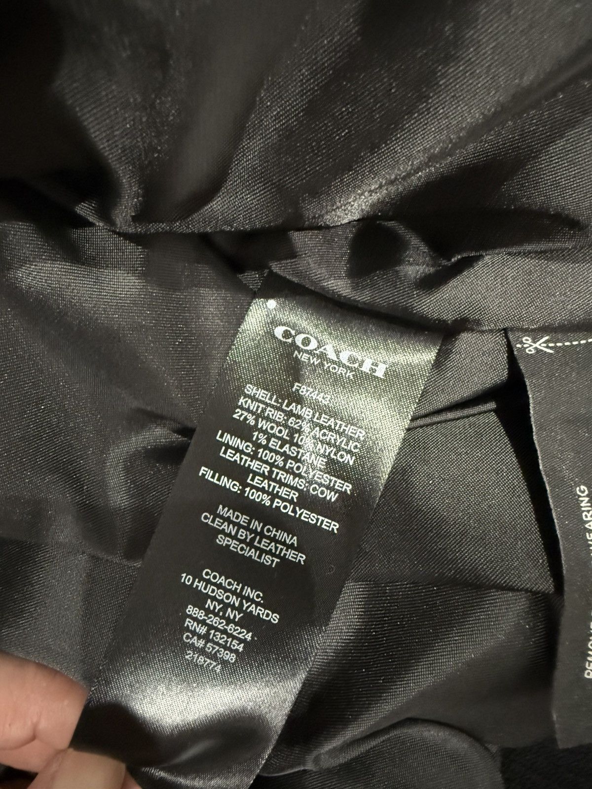 Coach Coach Varsity Leather Bomber Jacket Size US M / EU 48-50 / 2 - 5 Thumbnail