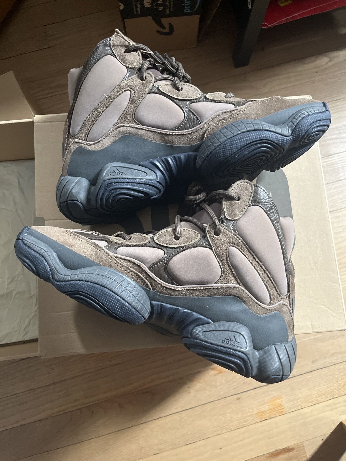 Adidas × Kanye West Adidas Yeezy 500 high ‘Taupe Black’ 2022 Size US 10 / EU 43 - 2 Thumbnail