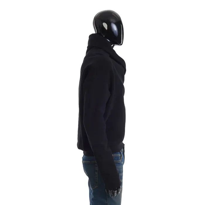 Saint Laurent Paris o1bcso1str0924 Shawl Neck Sweatshirt in Black Size US M / EU 48-50 / 2 - 5 Thumbnail