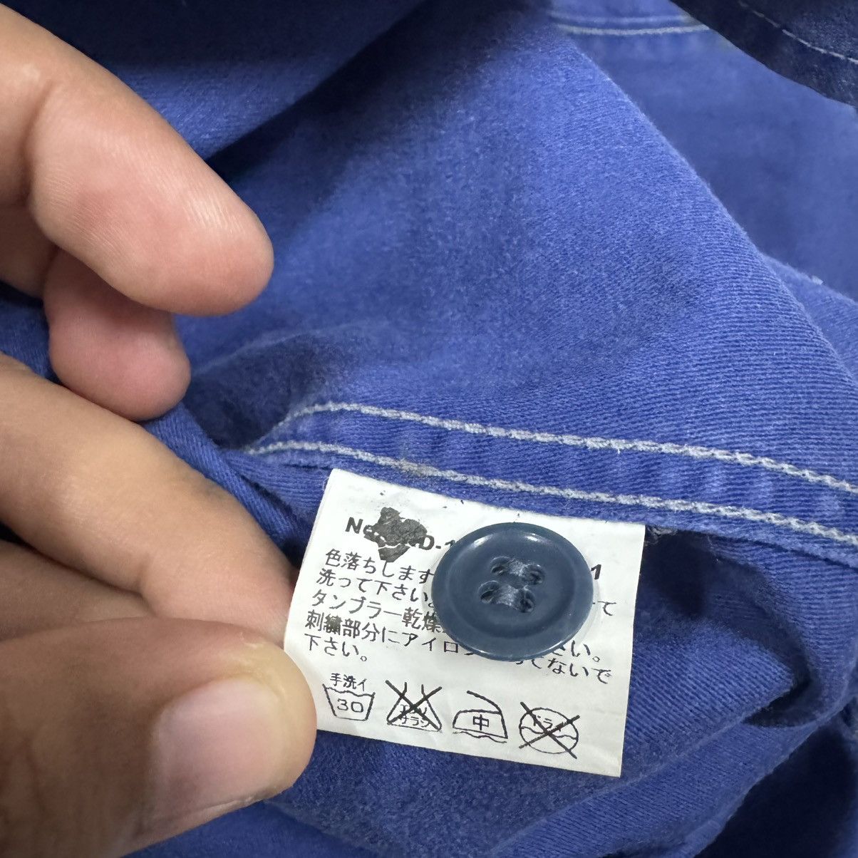 Toyo Enterprises El Radial Purple Moon Chambray Button Ups Made In Japan Size US M / EU 48-50 / 2 - 14 Thumbnail