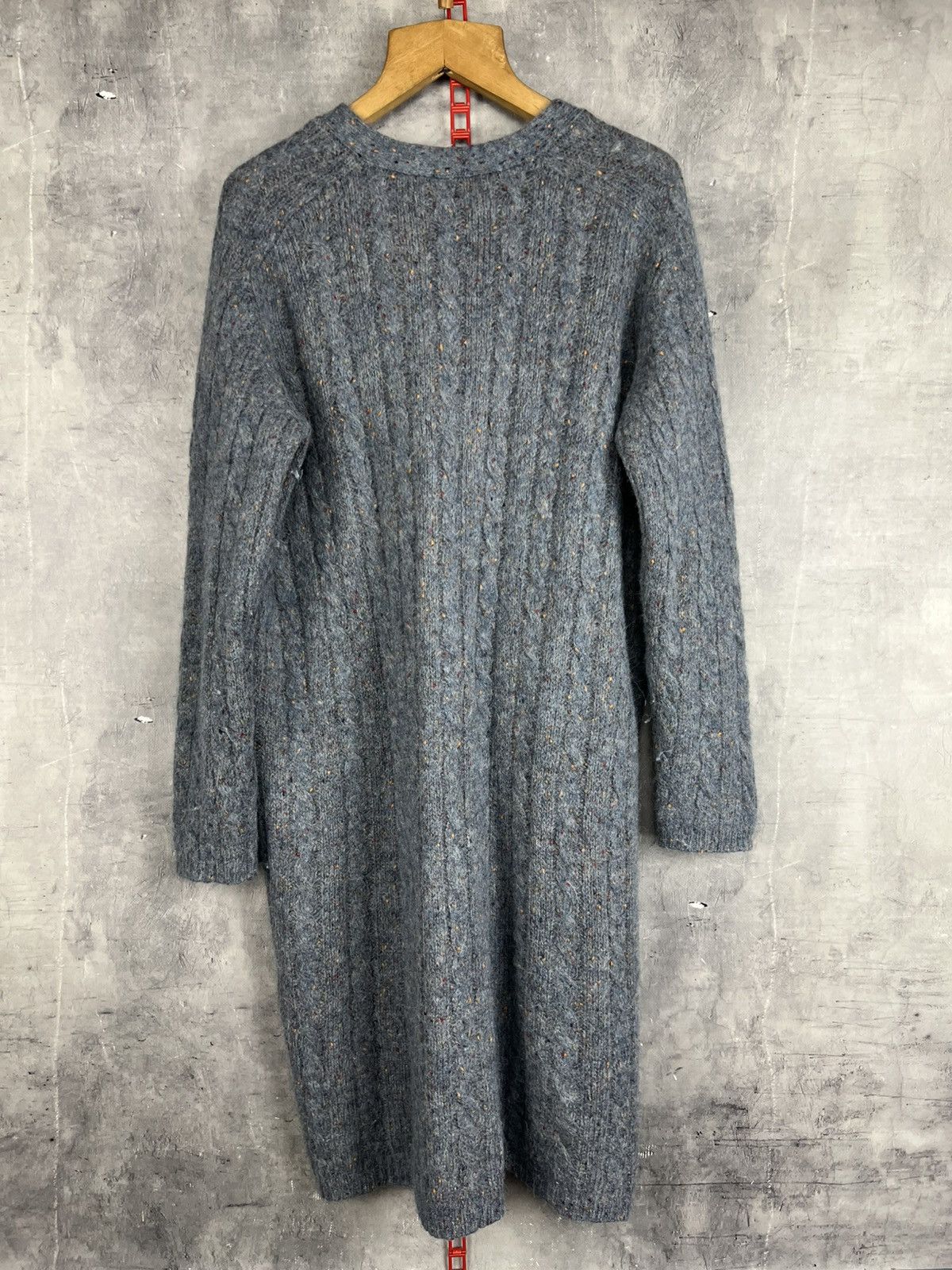 Gran Sasso Gran Sasso Alpaca Women Long Cardigan Size 46 Size L / US 10 / IT 46 - 4 Thumbnail