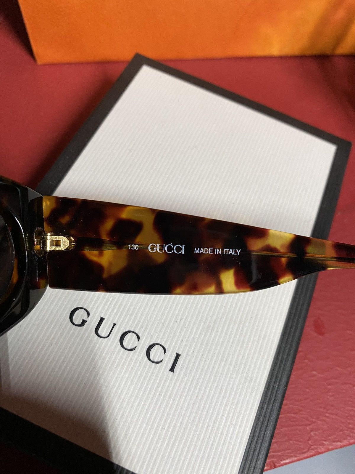 Gucci Gucci Logo Sunglasses Square Gucci Shades Preowned Size ONE SIZE - 4 Thumbnail