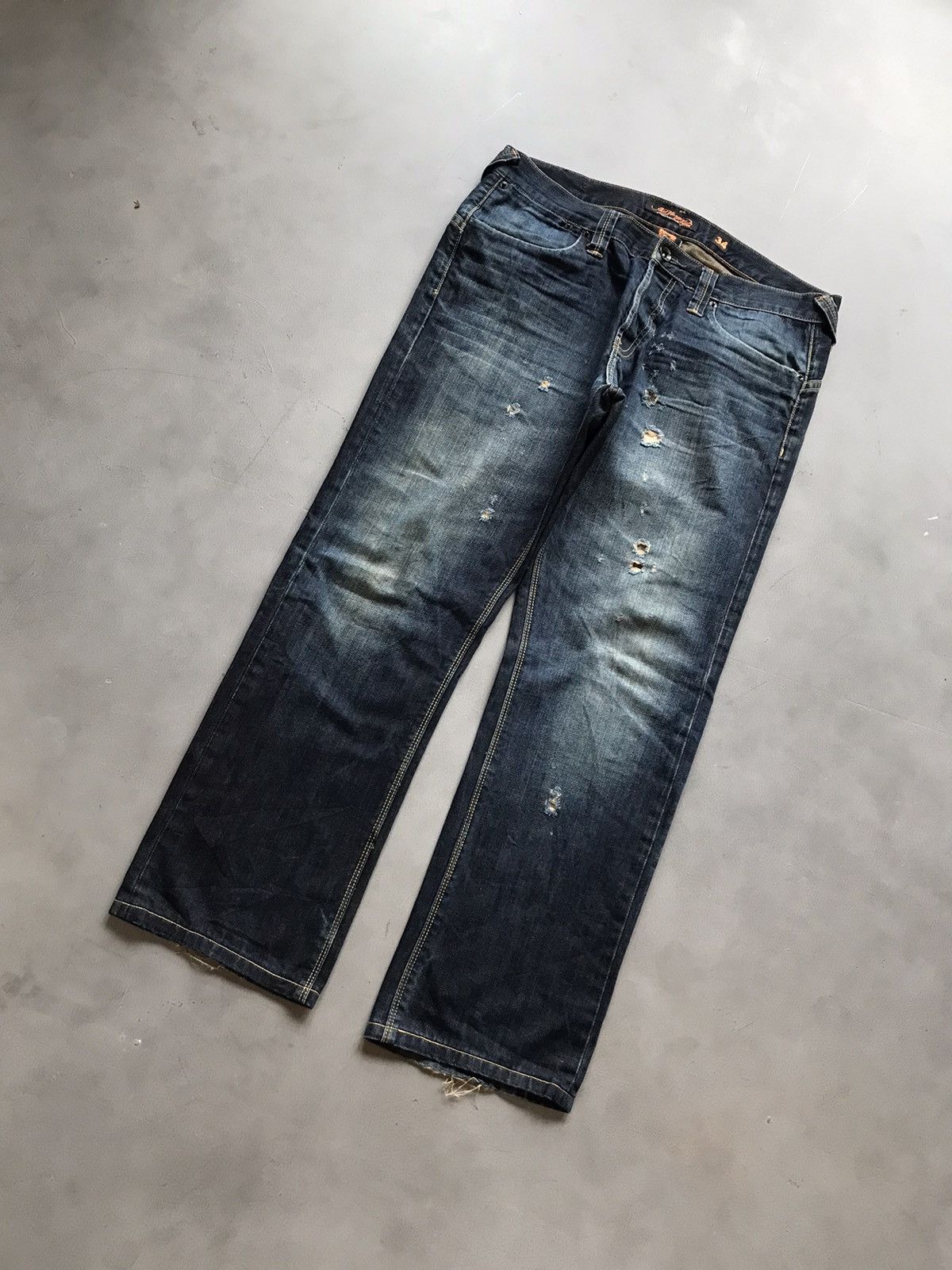 Ed Hardy Vintage Ed hardy embroidered denim Size US 36 / EU 52 - 3 Thumbnail