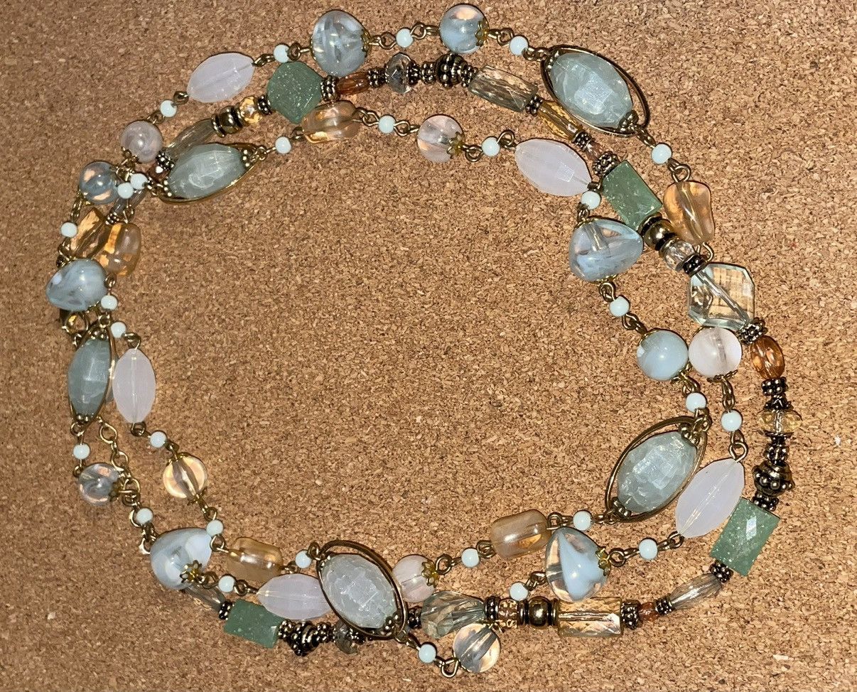 Free People Free People “Beach Glass” Vintage Necklace Set! Size ONE SIZE - 5 Thumbnail