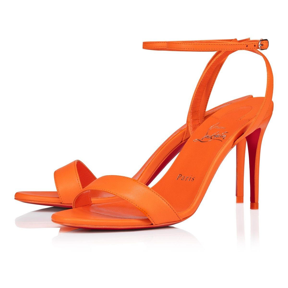 o1w1db10425 Heels in Orange