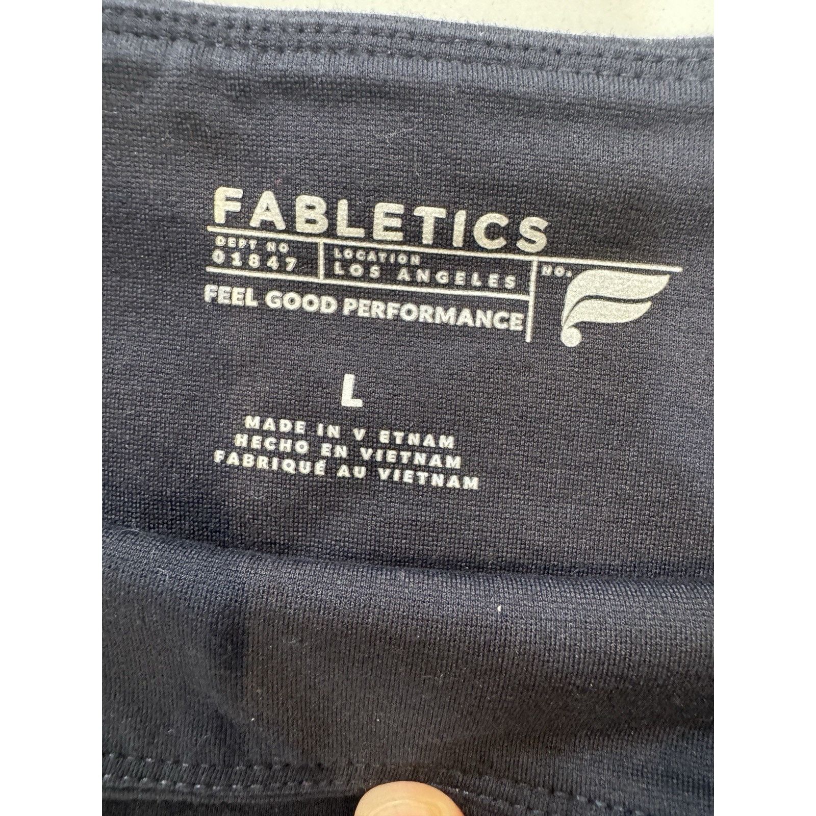 Fabletics Fabletics PureLux Leggings Women’s L Bootcut Blue EUC Size 36" / US 14 / IT 50 - 2 Thumbnail