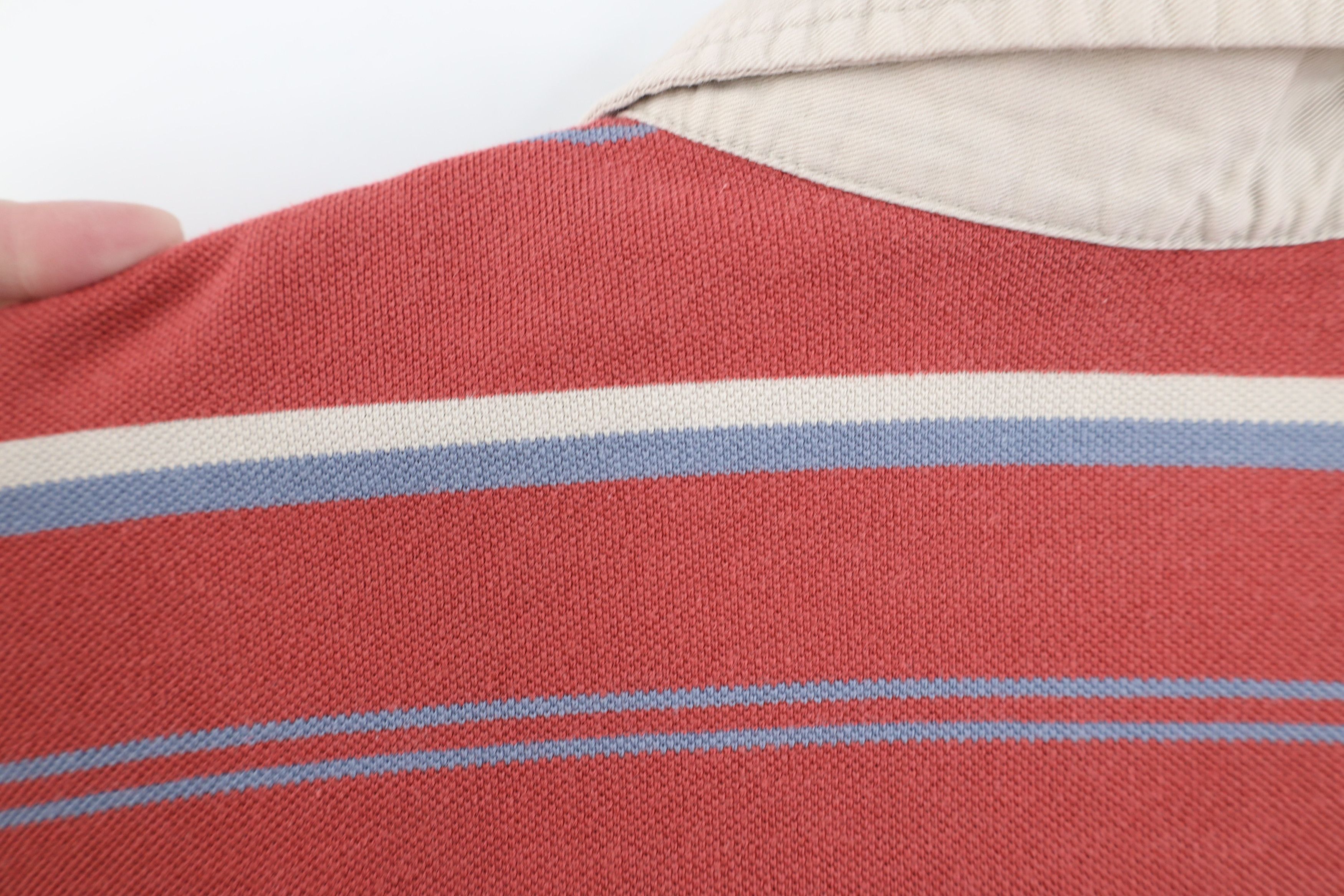 Eddie Bauer Vintage Eddie Bauer Striped Short Sleeve Rugby Polo Shirt Size US XXL / EU 58 / 5 - 12 Thumbnail