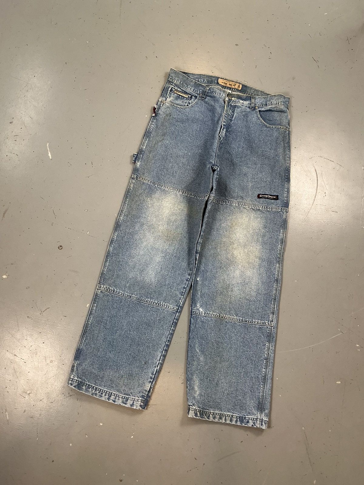 Snoop Dogg × Vintage Vintage snoop dogg big pocket SpellOut embroidered denim Size US 36 / EU 52 - 2 Thumbnail