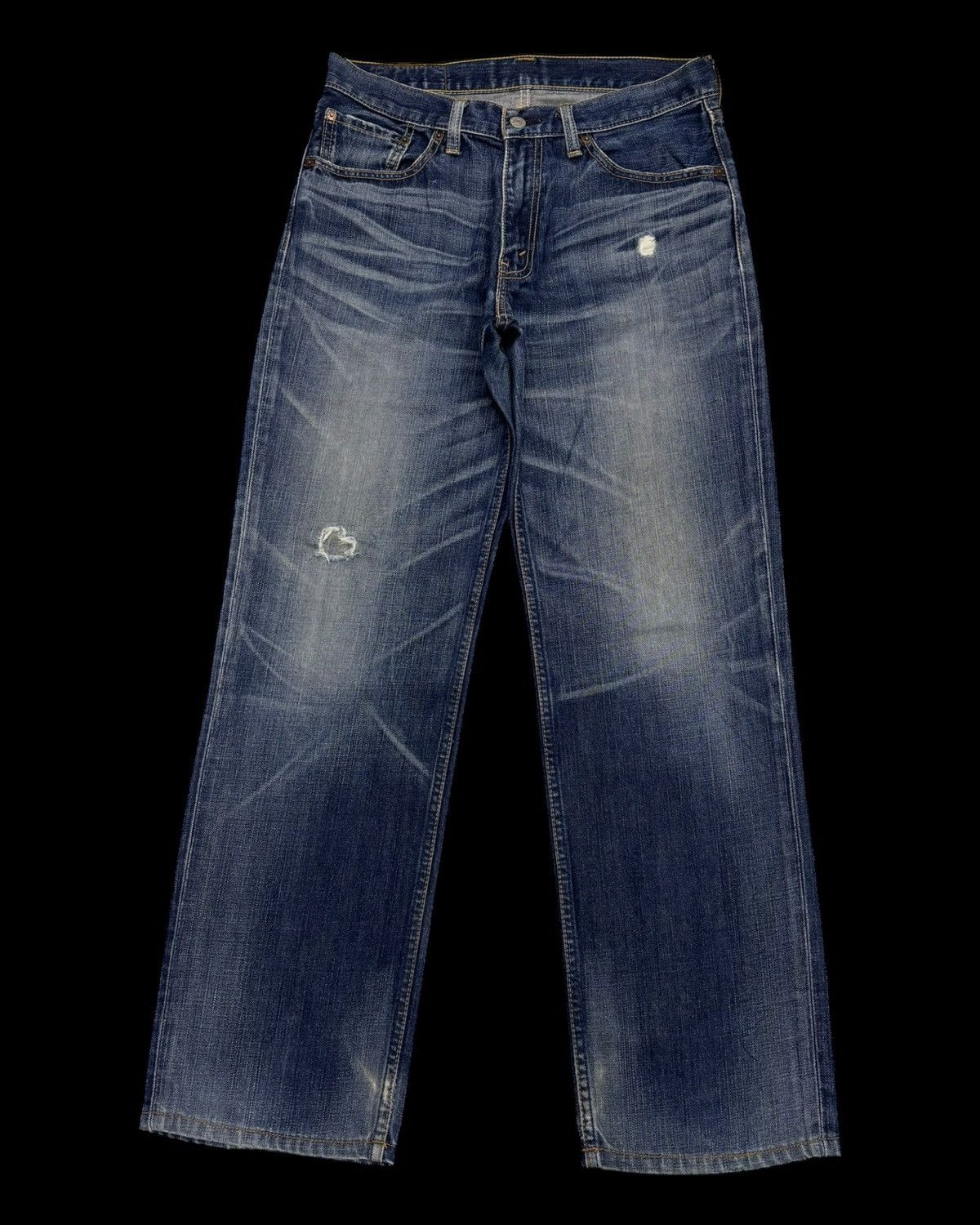 If Six Was Nine 🔥LEVIS 702 DISTRESS CLAWMARK DENIM JEANS Size US 31 - 1 Thumbnail