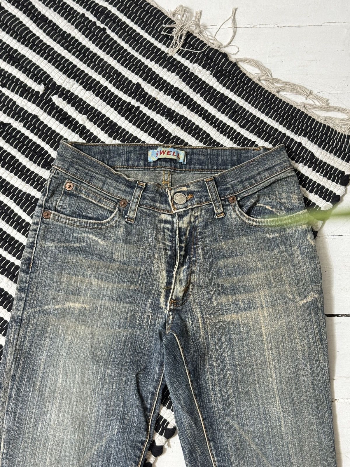 Vintage VINTAGE WASHED 2000s AVANT GARDE PANTS Size 27" / US 4 / IT 40 - 5 Thumbnail