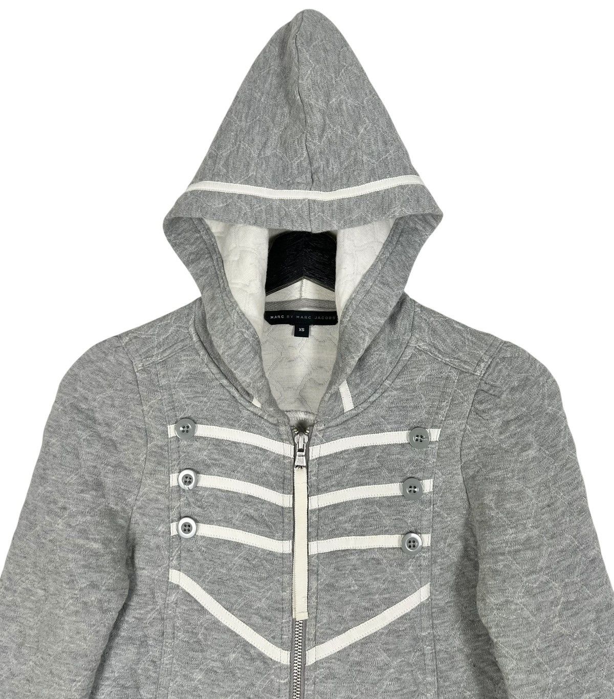 Marc by Marc Jacobs Vintage Marc Jacobs Quilted Sweater Jacket Size XS / US 0-2 / IT 36-38 - 6 Thumbnail