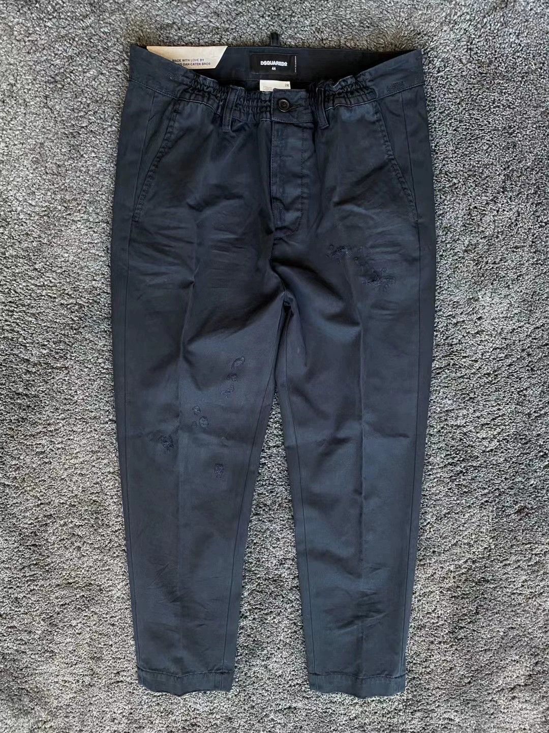 Dsquared2 New Dsquared2 Black Casual Pants 2020 Size US 26 / EU 42 - 1 Thumbnail