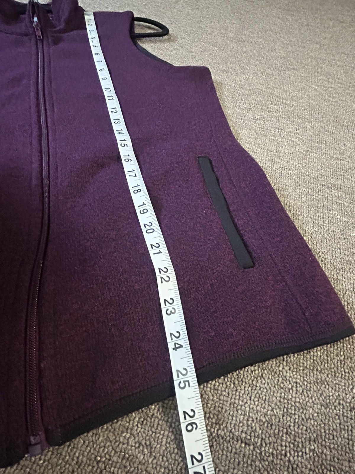 Sears Sears, Size 8, Purple Vest, Full Front Zipper With Pockets Size S / US 4 / IT 40 - 9 Thumbnail