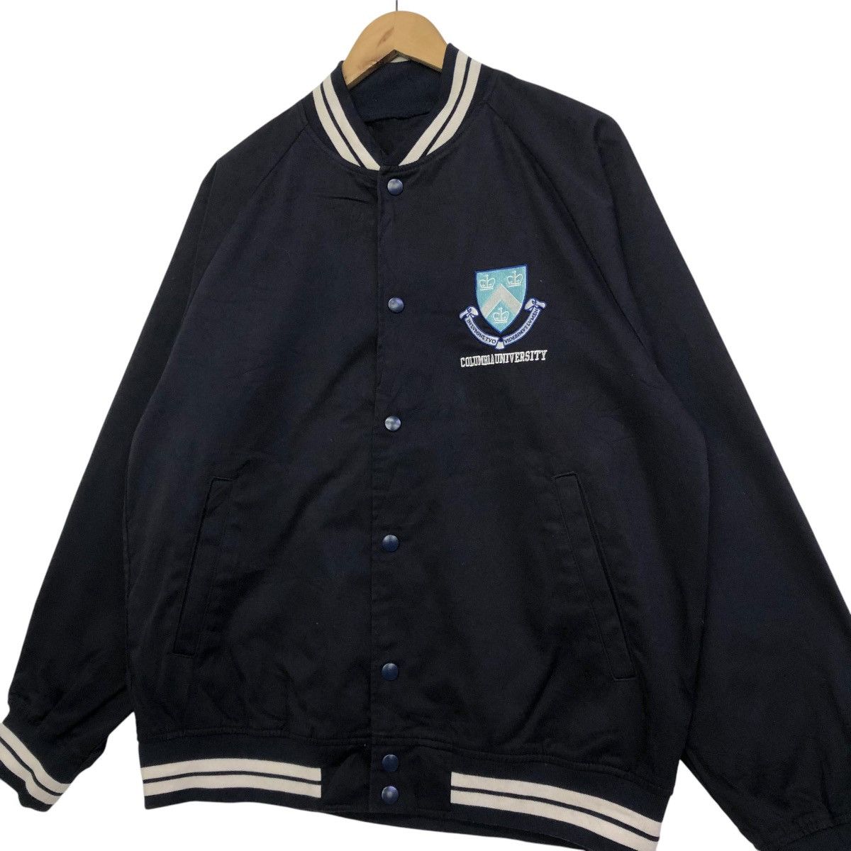 GU *GU xCOLUMBIA UNIVERSITY spellout embroidery varsity jacket Size US M / EU 48-50 / 2 - 5 Thumbnail