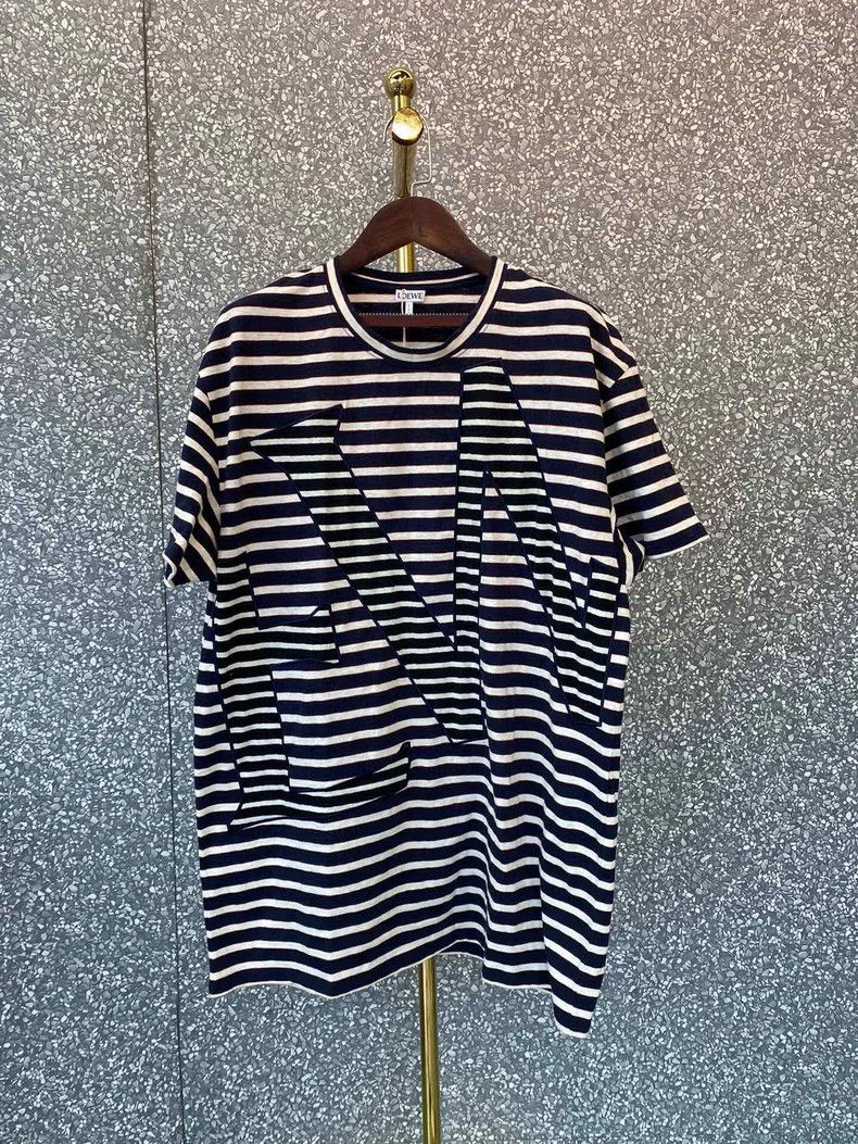 LOEWE Men's striped short-sleeved T-shirt