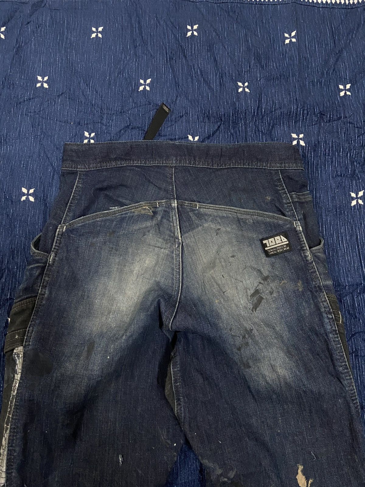 Japanese Brand Distressed Trashed Double Knee Style Paint Art Hedi Slimane Size US 30 / EU 46 - 9 Thumbnail