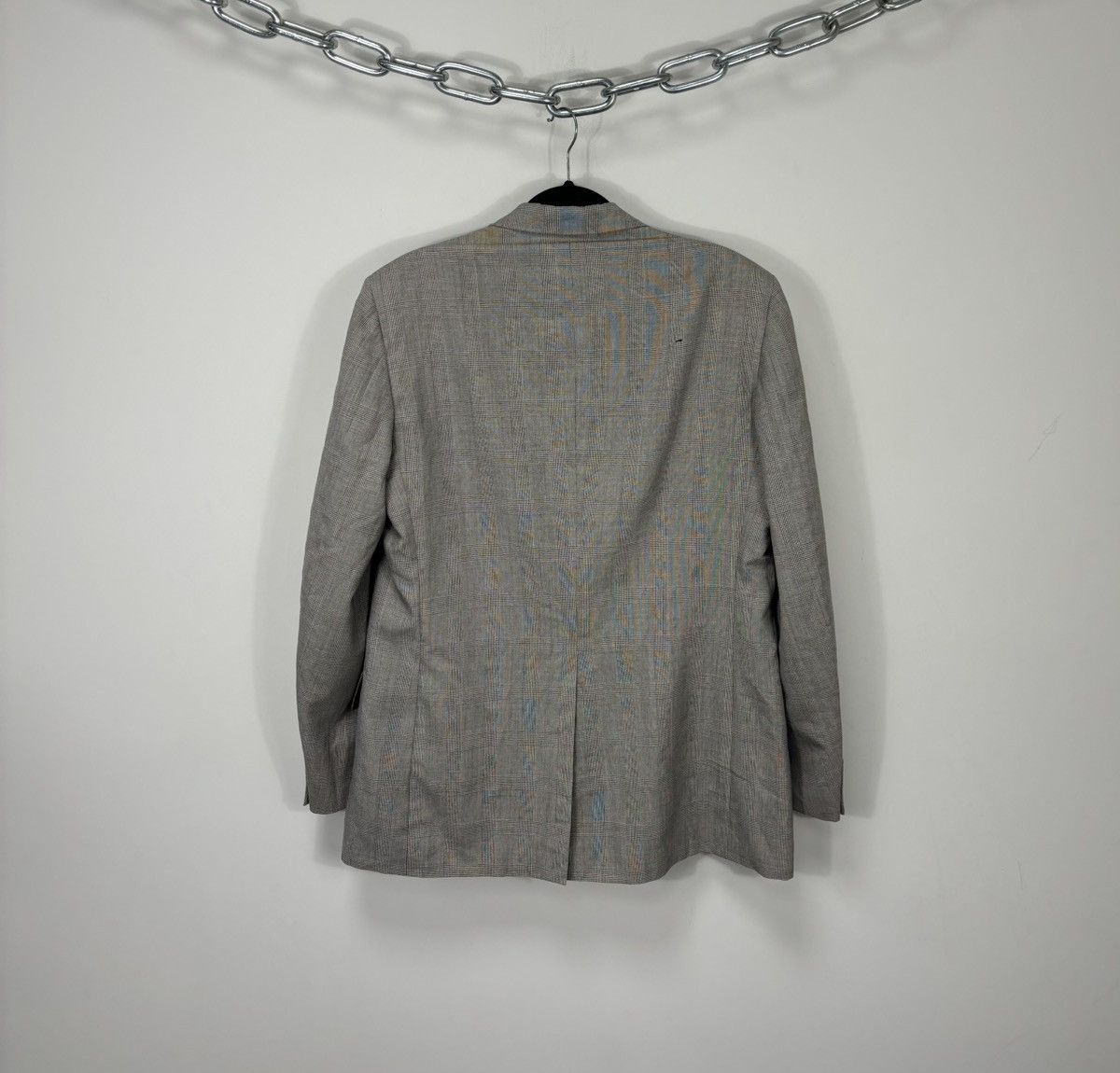 Christian Dior Monsieur Vintage Christian Dior 2-Button Checkered Wool Blazer Jacket Size 48R - 3 Thumbnail