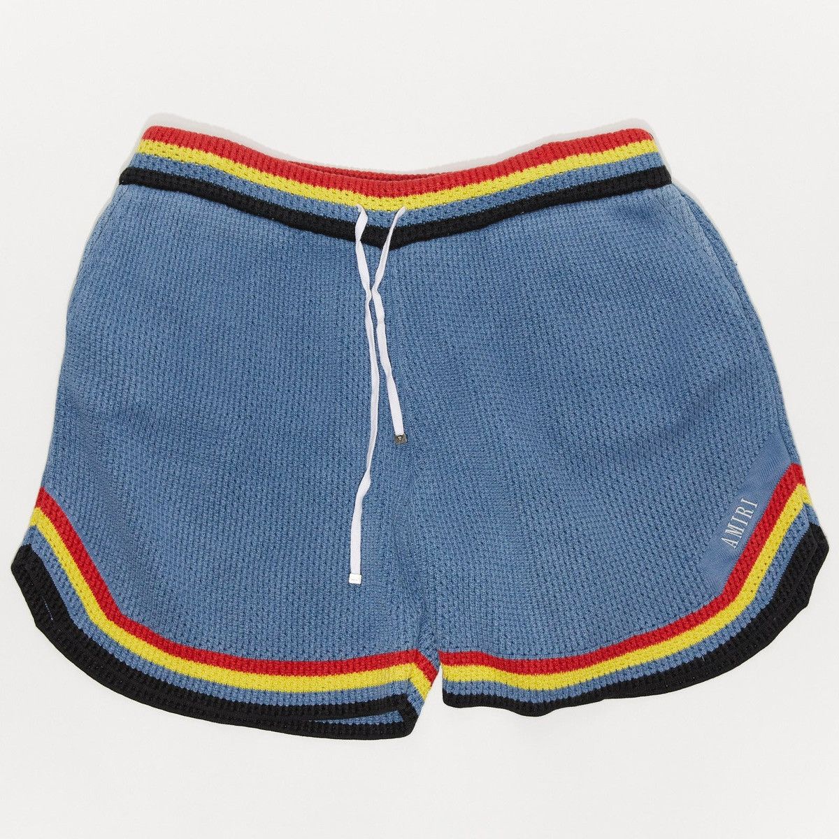 Amiri AMIRI CROTCHED SILK BLEND BASKETBALL SHORTS Size US 34 / EU 50 - 1 Thumbnail