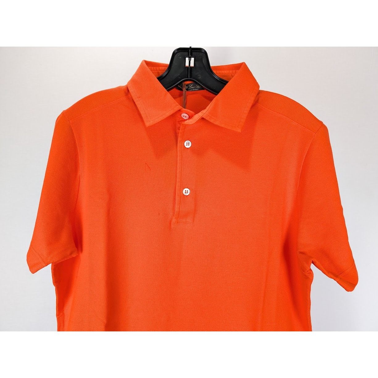 Loro Piana o1rshd1 MM Pique Dyed Polo Shirt in Orange Size US S / EU 44-46 / 1 - 5 Thumbnail