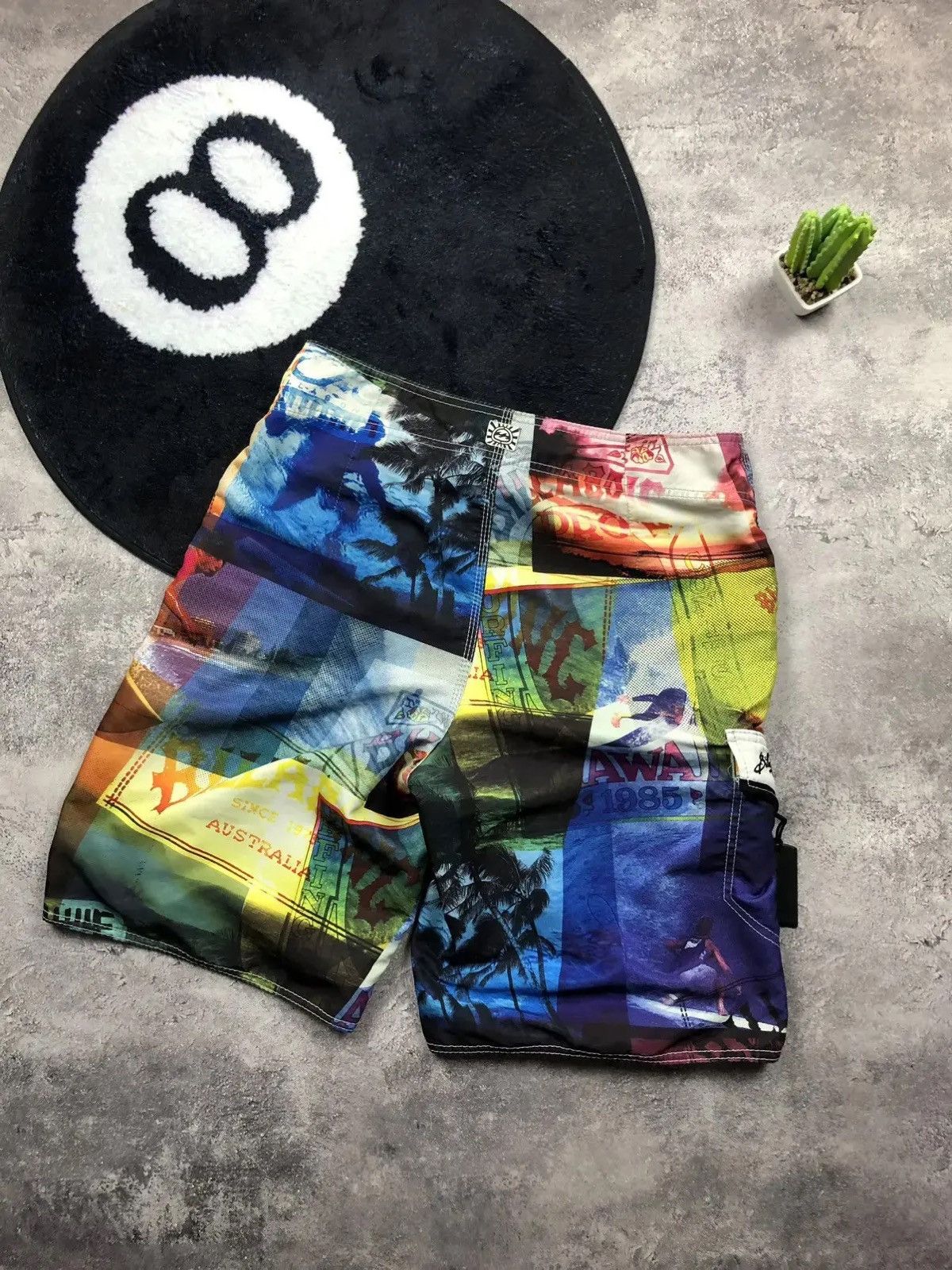 Billabong BILLABONG Vintage Y2k Swim Serf Beach Style Shorts Streetwea Size US 33 - 14 Thumbnail